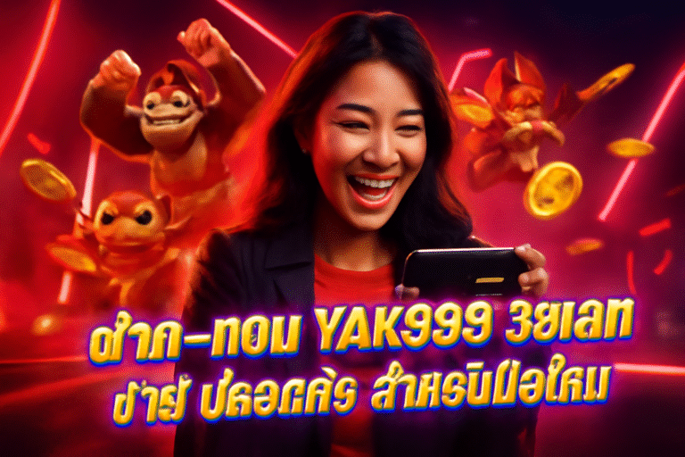 ฝาก-ถอน YAK999 วอเลท ง่าย ปลอดภัย สำหรับมือใหม่