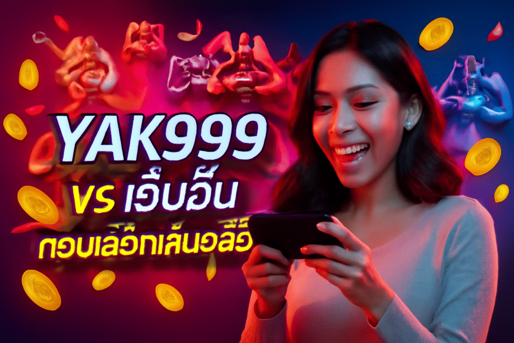 YAK999 vs เว็บอื่น ก่อนเลือกเล่นสล็อต